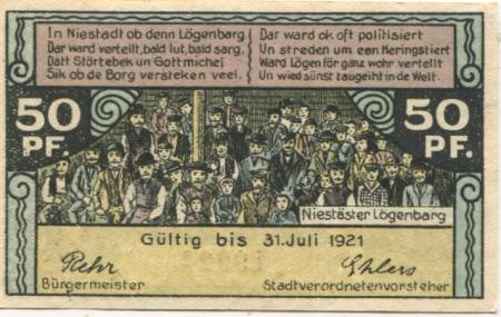 Neustadt - Stadt - - 31.7.1921 - 50 Pfennig 