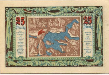 Nörenberg (heute: PL-Insko) - Stadt - 8.11.1921 - 25 Pfennig 