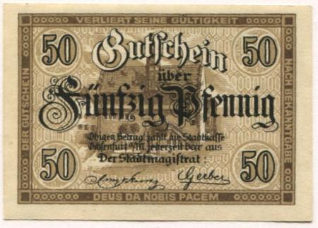 Ochsenfurt - Stadt - 1919 - 50 Pfennig 