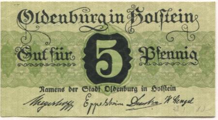 Oldenburg - Stadt - -- - 5 Pfennig 