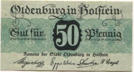 Oldenburg - Stadt - -- - 50 Pfennig 
