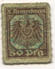 Osterwald und Meyenfeld (heute: Garbsen) - X.Armeekorps, Zweiglager - -- - 50 Pfennig 