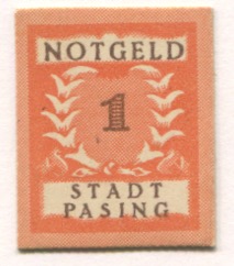 Pasing (heute: München)  - Stadt - -- - 1 Pfennig 
