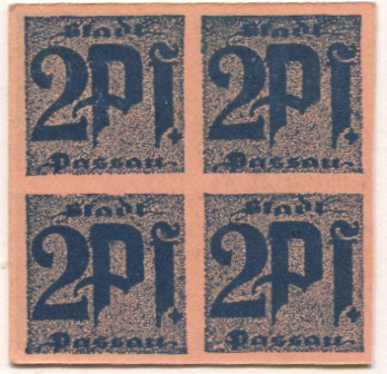 Passau - Stadt - -- - 8 Pfennig 