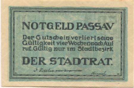 Passau - Stadt - -- - 5 Pfennig 