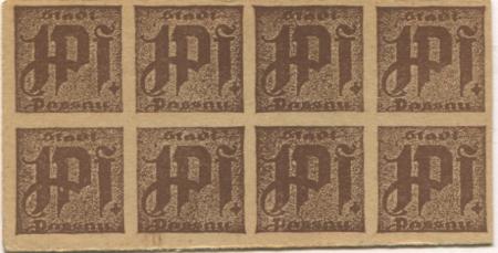 Passau - Stadt - -- - 8 Pfennig 