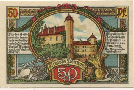 Penkun - Stadt - 1.5.1921 - 50 Pfennig 