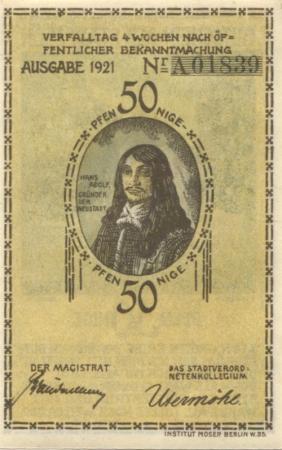 Plön - Stadt - 1921 - 50 Pfennig 
