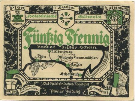 Plön - Ostholsteinisches Tageblatt und Plöner Zeitung - -- - 50 Pfennig 