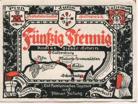 Plön - Ostholsteinisches Tageblatt und Plöner Zeitung - -- - 50 Pfennig 
