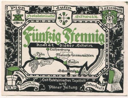 Plön - Ostholsteinisches Tageblatt und Plöner Zeitung - -- - 50 Pfennig 