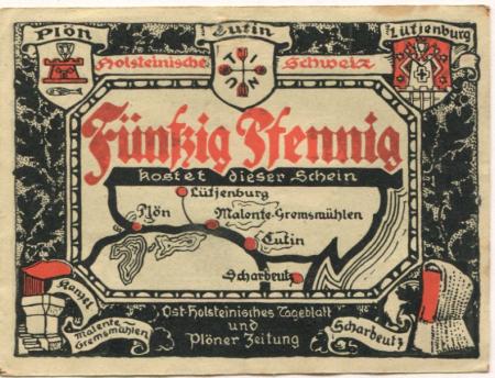 Plön - Ostholsteinisches Tageblatt und Plöner Zeitung - -- - 50 Pfennig 