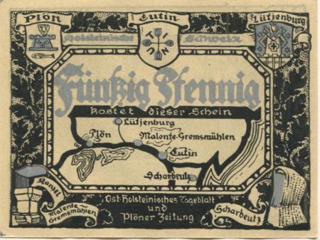 Plön - Ostholsteinisches Tageblatt und Plöner Zeitung - -- - 50 Pfennig 