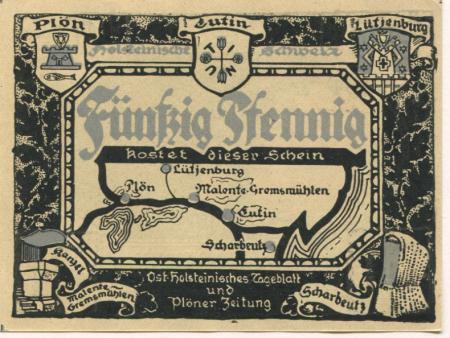 Plön - Ostholsteinisches Tageblatt und Plöner Zeitung - -- - 50 Pfennig 