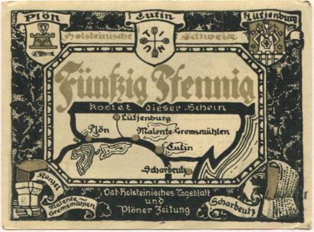 Plön - Ostholsteinisches Tageblatt und Plöner Zeitung - -- - 50 Pfennig 