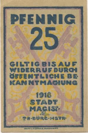 Regensburg - Stadt - 1918 - 25 Pfennig 
