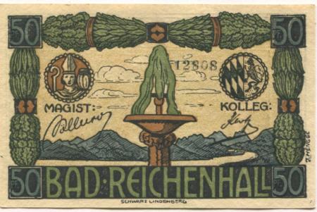 Reichenhall (Bad) - Stadt - 1919 - 50 Pfennig 