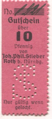 Roth - Stieber, Johann Philipp - -- - 10 Pfennig 