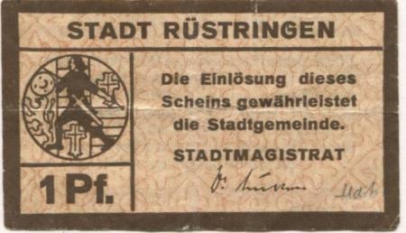 Rüstringen (heute: Wilhelmshaven) - Stadt - -- - 1 Pfennig 