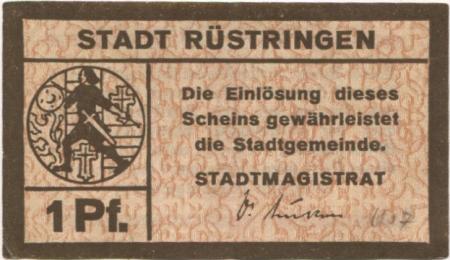 Rüstringen (heute: Wilhelmshaven) - Stadt - -- - 1 Pfennig 