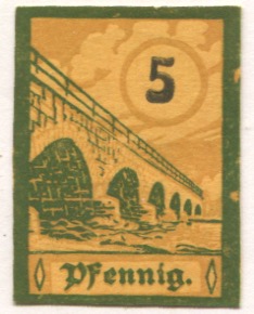 Salzburghofen (heute: Freilassing) - Gemeinde - 1920 - 5 Pfennig 