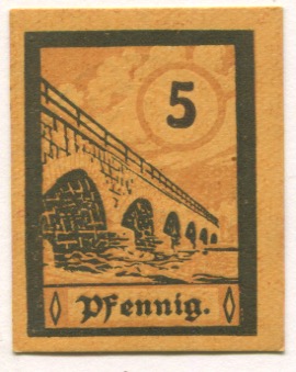 Salzburghofen (heute: Freilassing) - Gemeinde - 1920 - 5 Pfennig 