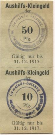 Satzung (heute: Marienberg) - Gemeinde - - 31.12.1917 - (60) Pfennig 