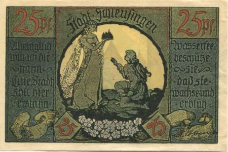 Schleusingen - Stadt - -- - 25 Pfennig 