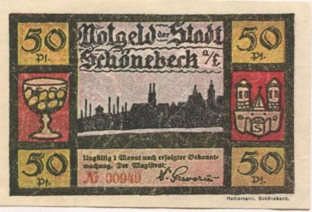Schönebeck - Stadt - -- - 50 Pfennig 