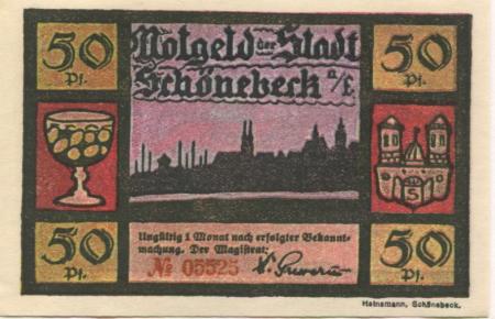 Schönebeck - Stadt - -- - 50 Pfennig 