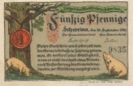 Schweina (heute: Liebenstein (Bad) - Marktflecken - 20.9.1921 - 50 Pfennig 