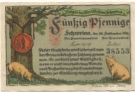 Schweina (heute: Liebenstein (Bad) - Marktflecken - 20.9.1921 - 50 Pfennig 