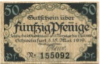 Schweinfurt - Stadt - 15.5.1919 - 50 Pfennig 