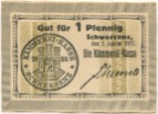 Schwersenz (heute: PL-Swarzedz) - Stadt - 1.1.1917 - 1 Pfennig 
