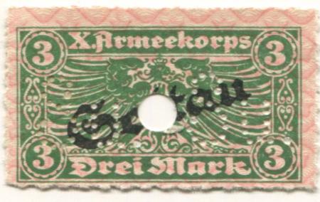 Soltau - X.Armeekorps, Gefangenenlager - -- - 3 Mark 