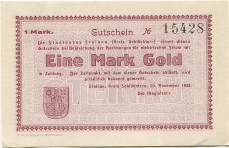 Steinau - Stadt - 20.12.1923 - 1 Gold-Mark 