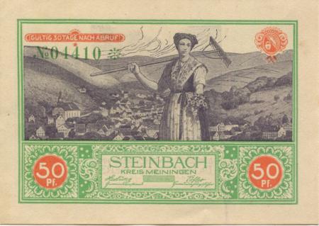 Steinbach - Gemeinde - -- - 50 Pfennig 