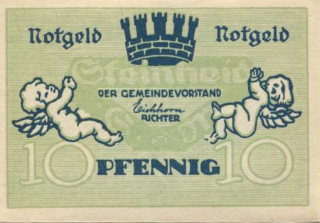 Steinheid (heute: Neuhaus) - Gemeinde - 1920 - 10 Pfennig 