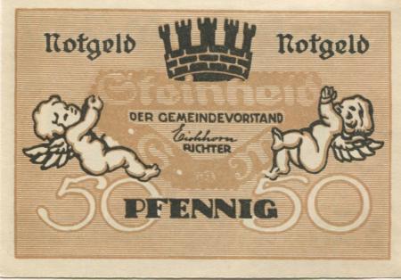 Steinheid (heute: Neuhaus) - Gemeinde - 1920 - 50 Pfennig 