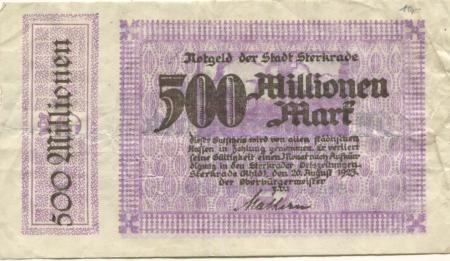 Sterkrade (heute: Oberhausen) - Stadt - 20.8.1923 - 500 Millionen Mark 