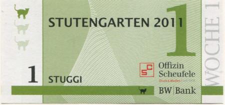 Stuttgart - Kinderspielland Stutengarten - 2011, Woche 1  - 1 Stuggi 