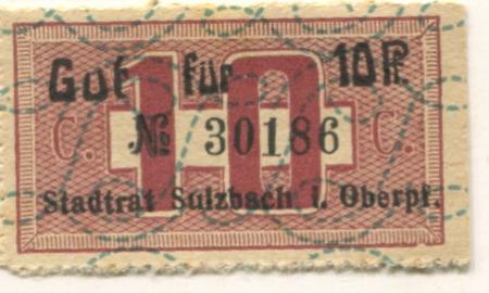 Sulzbach(-Rosenberg) - Stadt - -- - 10 Pfennig 