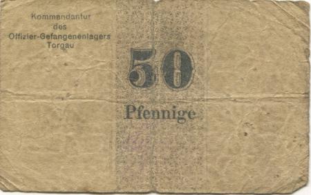 Torgau - Offizier-Gefangenenlager - -- - 50 Pfennig 