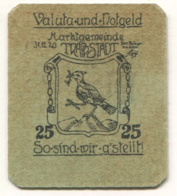 Trappstadt - Marktgemeinde - 31.12.1920 - 25 Pfennig 