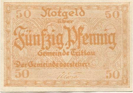 Trittau - Gemeinde - -- - 50 Pfennig 