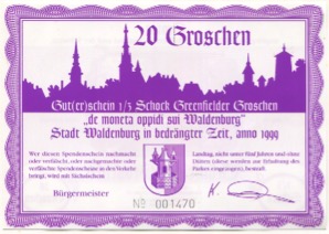 Waldenburg - Stadt - 1999 - 2 DM 