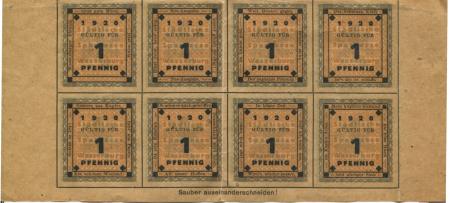 Wasserburg - Städtische Sparkasse - 1920 - (8) Pfennig 