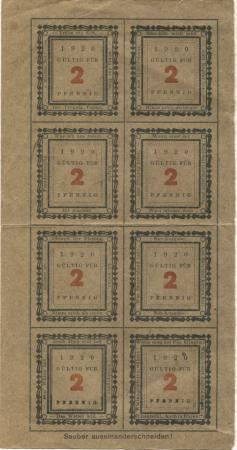 Wasserburg - Städtische Sparkasse - 1920 - (16) Pfennig 