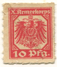 Wendessen (heute: Wolfenbüttel) - Zuckerfabrik, Lager X.Armeekorps - -- - 10 Pfennig 