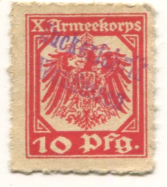 Wendessen (heute: Wolfenbüttel) - Zuckerfabrik, Lager X.Armeekorps - -- - 10 Pfennig 
